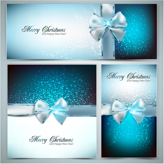 Holiday gift cards 2 vector