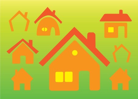 Home Icons vector