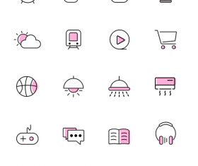 Home small icon hand drawn vector