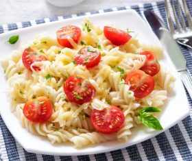 Homemade Tomato Pasta Stock Photo