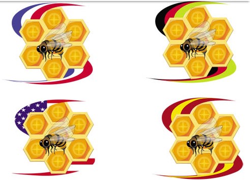 Honey Logo free vector