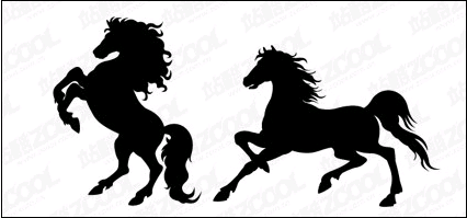 Horse silhouette Illustration vector