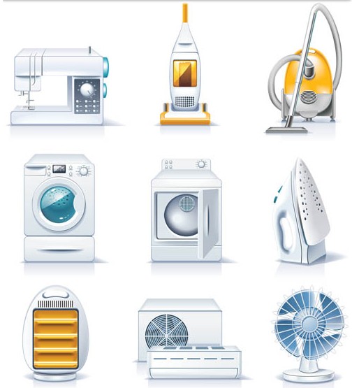 Household Appliances vector