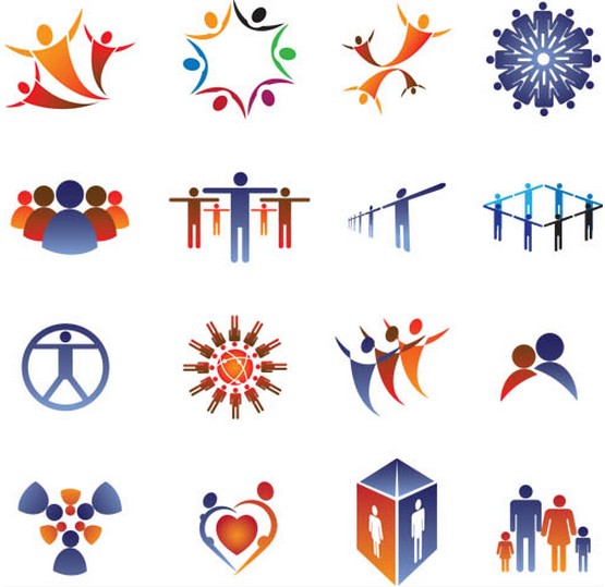 Human Logo graphic vector graphics