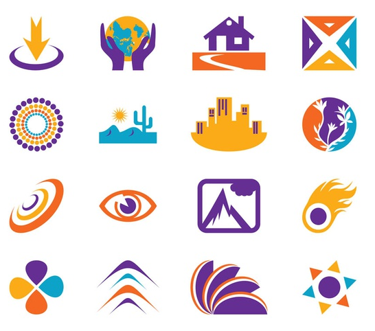 Icons And Logo Templates vectors