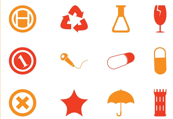 Icons Graphics vector