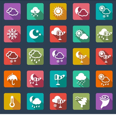 Icons graphic vector