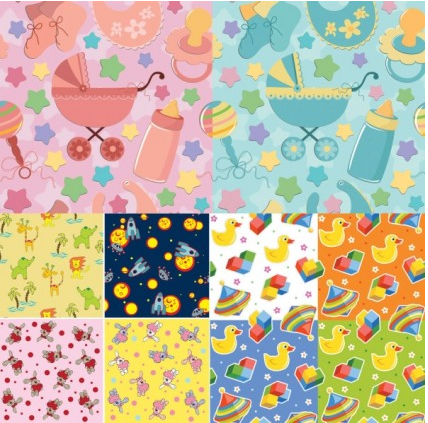 Infant baby cloth background color Illustration vector