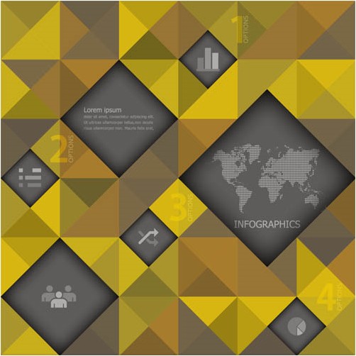 Infographic Backgrounds vector