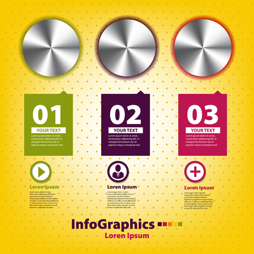 Infographics background 4 vector material