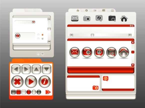 Interfaces vectors material