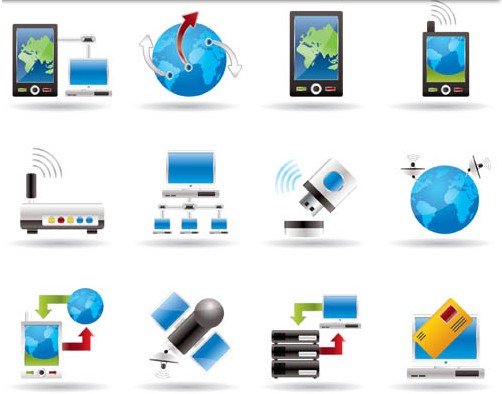 Internet Icons Vector