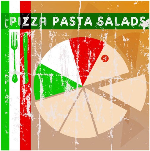 Italian Food Backgrounds art vector