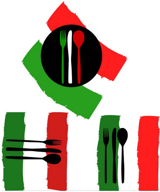 Italian Food Logo vector graphic