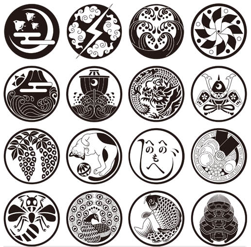 Japanese Ornaments vectors graphics