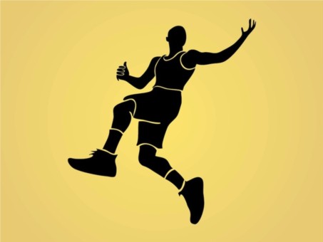 Jumping Man vector graphics