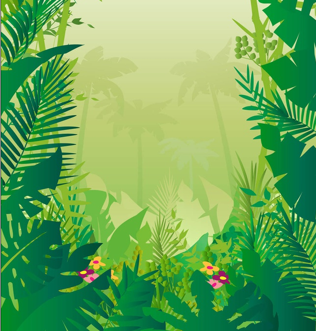 Jungle Background graphic vector