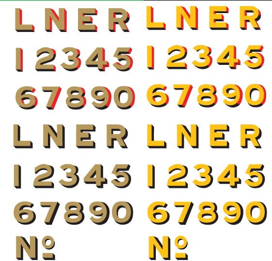LNER Old Style Typeface vectors graphics