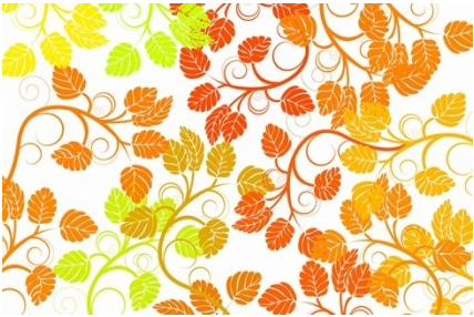 Leaf Background Colorful vector graphics