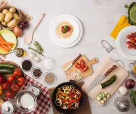 Learn to make pasta Stock Photo 01