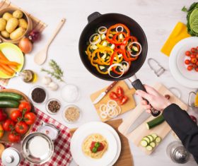 Learn to make pasta Stock Photo 05