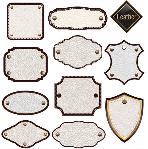 Leather Elements vector