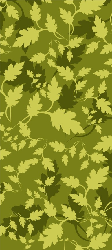 Leaves Camouflage Pattern vector