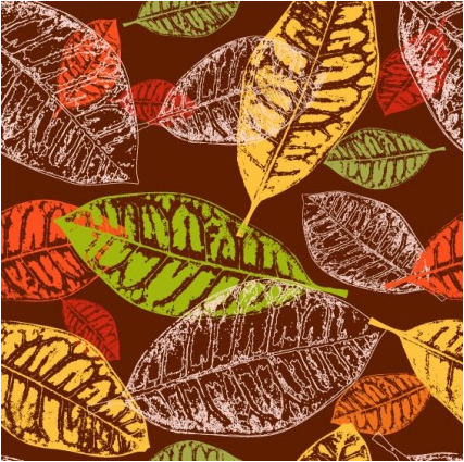 Leaves background 01 vector