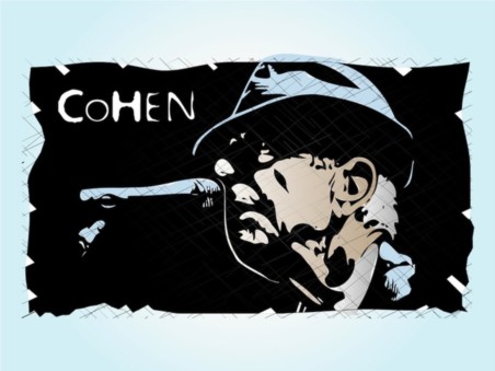 Leonard Cohen vector