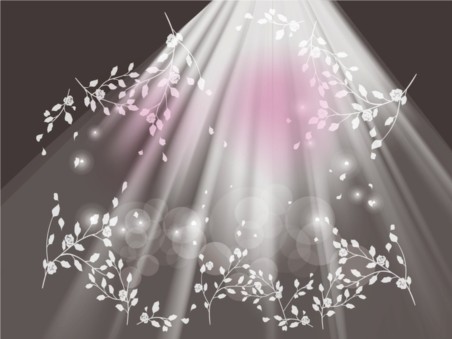 Lights And Flowers vector graphics