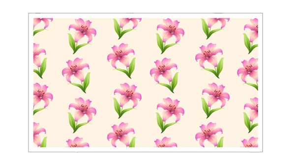 Lily patterns vector
