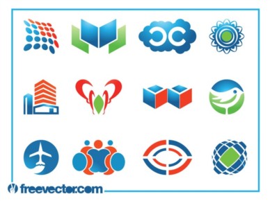 Logo Templates Set vector design