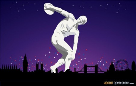 London Olympics shiny vector