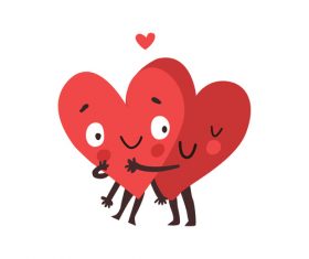 Love together vector