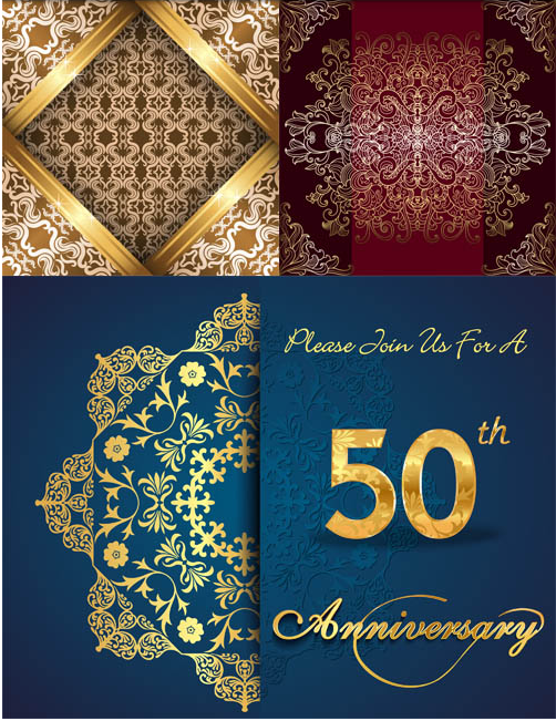 Luxury Vintage Backgrounds 15 vector