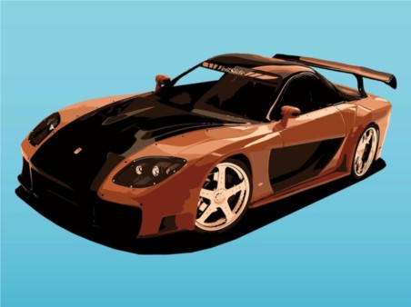 MazdSports Car vector