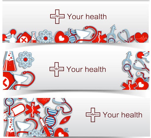 Medical Banners graphic vector