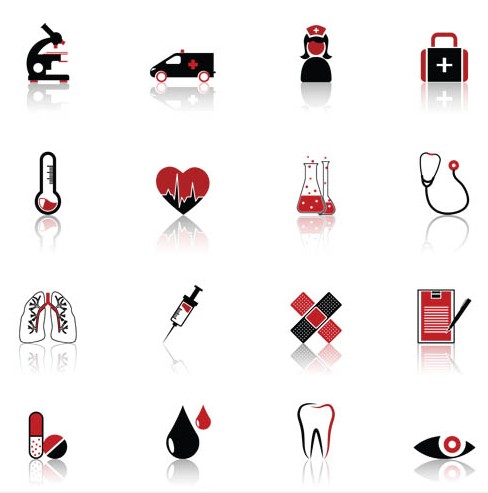 Medical Various Icons vector