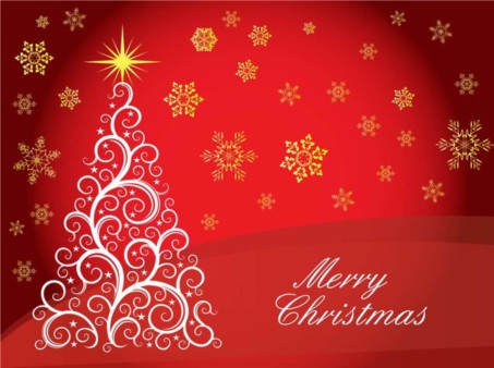 Merry Christmas Greetings vector