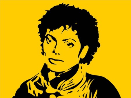 Michael Jackson Portrait vector graphics