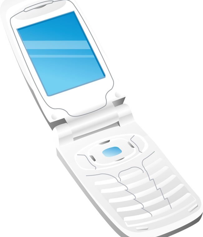 Mobile phone 4 vector