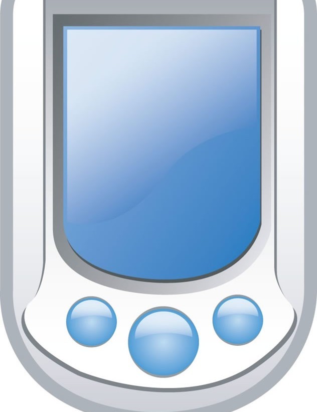 Mobile phone communication design vector