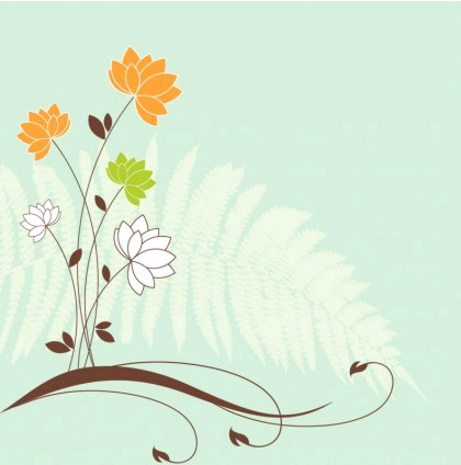 Mod Floral graphic vector graphics