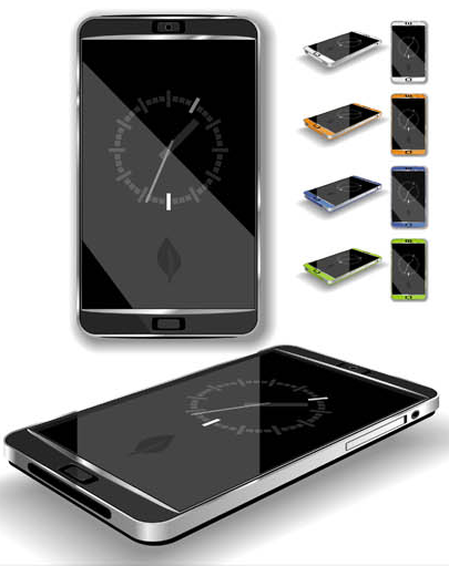 Modern Smartphones Set vector