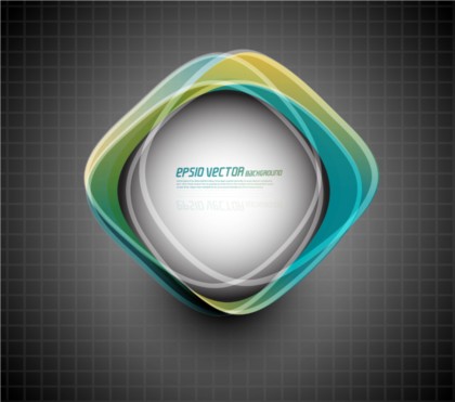 Modern abstract text background vector