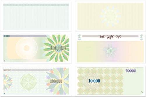 Money Templates vector material