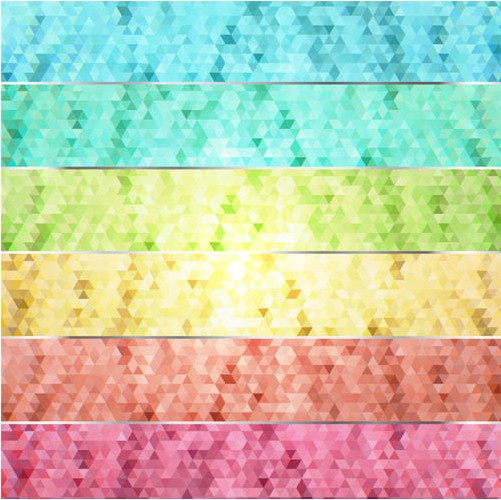 Mosaic Backgrounds 8 vector