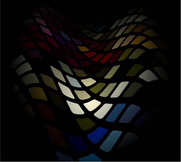 Mosaics dynamic background 1 vector