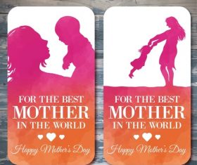 Mothers Day poster Thanksgiving Card Vector