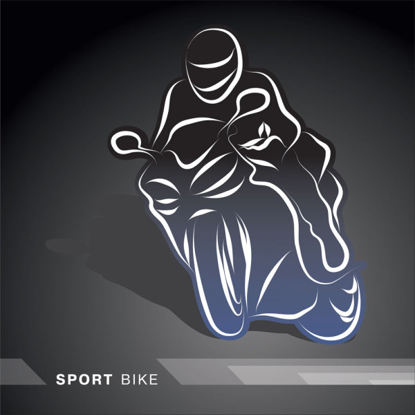 Motorcycles sport vector